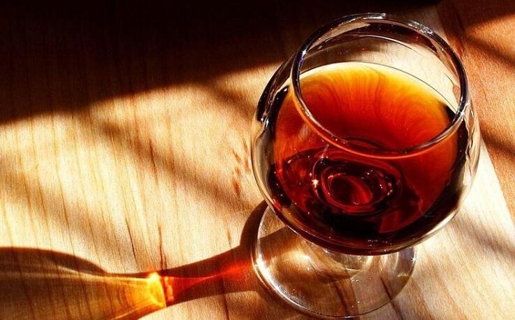 Cognac zur Entfernung von Parasiten aus dem Körper