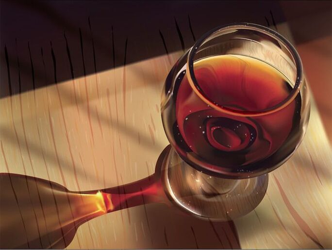 Cognac und Rizinusöl gegen Würmer