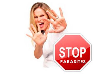 Bekämpfung von Parasiten im Körper